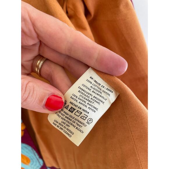 Anthropologie Floral Embroidered Jacket - Picture 7 of 8